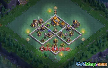 Best Builder Hall 10 Trophy Base in Clash of Clans #23508