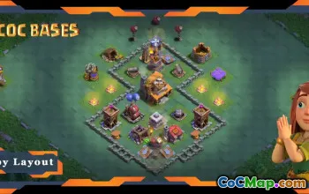 베스트 빌더 홀 4 기본 디자인 및 링크 - 클래시 오브 클랜 #18354