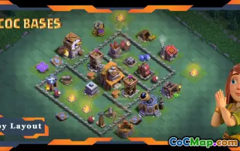 베스트 빌더 홀 4 기본 레이아웃 및 링크 – 클래시 오브 클랜 #18359