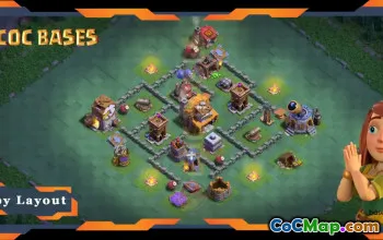 Best Builder Hall 4 Base Layout & Link - Clash of Clans #21475