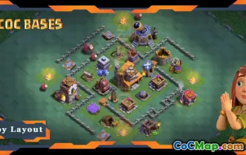Tata Letak & Tautan Pangkalan Builder Hall 4 Terbaik - Clash of Clans #18376