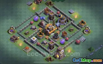 Best Builder Hall 5 Anti 2 Stars Base Design - Copy Link #22796