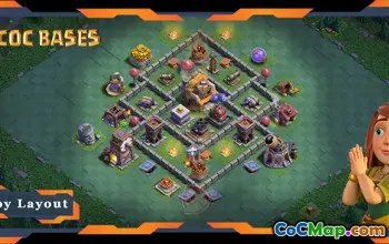 Cele mai bune modele de bază pentru sala constructorului 5 - Clash of Clans BH05 #18396