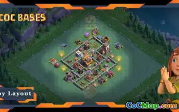 Best Builder Hall 5 Base Layout - Anti 3 Star Design | COC #21545