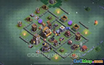 Best Builder Hall 5 Base with Link - Clash of Clans Tips #22799