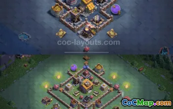 Cel mai bun constructor Hall 6 Anti 2 Star Base - Clash of Clans 2023 #17822