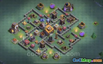 Best Builder Hall 6 Anti 2 Star Base Design - Clash of Clans #22873