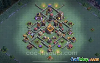 Best Builder Hall 6 Base Guide & Links - Clash of Clans #22893
