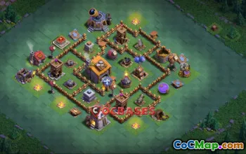 Best Builder Hall 6 Trophy Base - Anti 3 Stars | Clash of Clans #24144