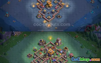 Best Builder Hall 7 Anti 2 Stars Base - Clash of Clans 2024 #17829