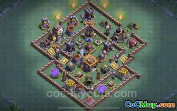 Best Builder Hall 7 Anti 2 Stars Base Design with Link #23047