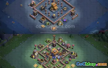 Best Builder Hall 7 Base with Link - Clash of Clans #23019