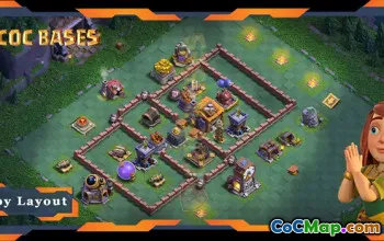 Meilleur constructeur Hall 7 Base avec lien-Clash of Clans BH07 #18456