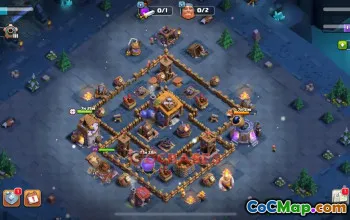 Best Builder Hall 7 Trophy Base - Free Copy Link | Clash of Clans #19424