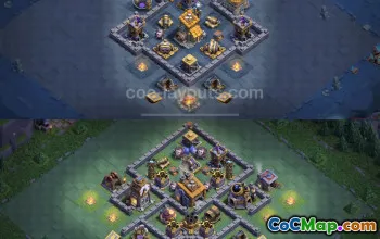 Best Builder Hall 8 Anti-2 Stars Base - Clash of Clans 2023 #17860