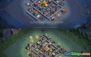 Best Builder Hall 8 Anti 2 Stars Base Design & Link #23092