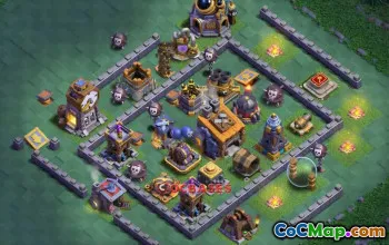 Best Builder Hall 8 Trophy Base - Clash of Clans Guide #22910