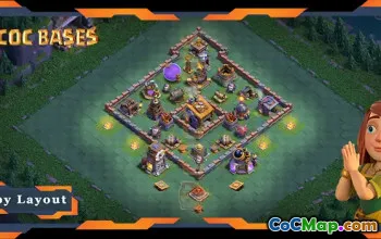 أفضل قاعدة منشئ قاعة المستوى 08 - نصائح Clash of Clans #18471