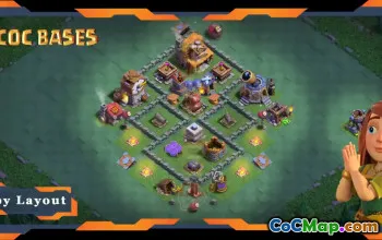 링크가 있는 최고의 빌더 홀 레벨 4 베이스 - 클래시 오브 클랜 #18351