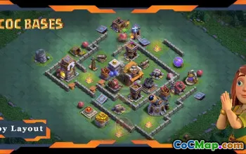 Cel mai bun proiect de bază pentru sala constructorului nivel 5 și legătură - COC BH05 #18406