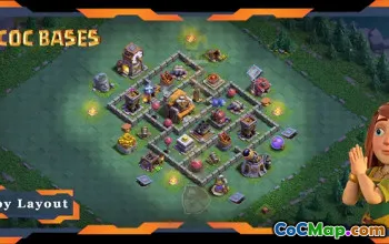 Cele mai bune modele și legături de bază pentru sala constructorului de nivel 5 - COC #18394