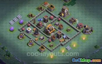 Best Builder Hall Level 5 Base with Link - Clash of Clans #22832