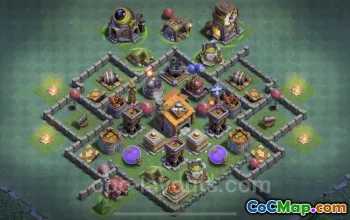 Best Builder Hall Level 6 Base Designs & Links - Clash of Clans #22859
