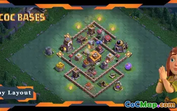 Best Builder Hall Level 6 Base with Link - Clash of Clans #21632