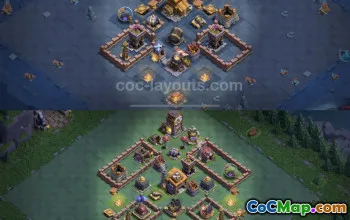 Best Builder Hall Level 7 Base with Link - Clash of Clans #23045