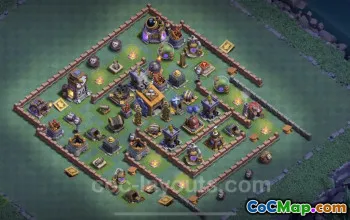 Best Builder Hall Level 8 Base - Clash of Clans BH8 Link #23089