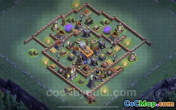 Best Builder Hall Level 8 Base - Clash of Clans Copy Guide #23080