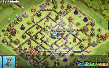 Best Clan Castle Layout for TH13 Base #54396