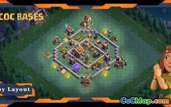 Najlepszy układ podstawowy Clash of Clans BH09 z linkiem nr 18530