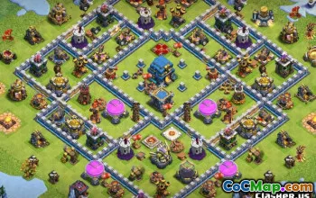 市政厅12的最佳COC基础布局12：链接和地图＃12079