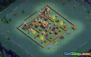 Hall Builder Hall tốt nhất 6 Bố cục cơ sở & Bản đồ #14055