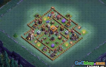 Bästa COC Builder Hall 7 Baslayouter & Maps - Farming & Trophy #14024