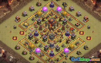 最佳COC市政厅10种农业和奖杯的基本布局＃10594