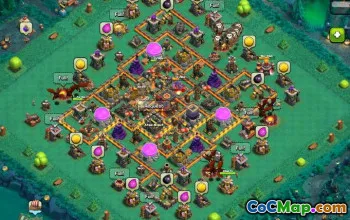 Tata Letak & Peta Pangkalan Kota Coc Terbaik - Pertanian, Hibrida #14593