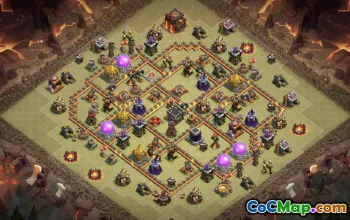 Best CoC Town Hall 10 Base Layouts & Maps for Farming & War #17362