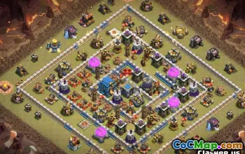 Tòa thị chính Coc tốt nhất 12 Bố cục cơ sở: Bản đồ nông nghiệp và cúp #13294