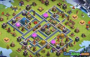 最佳COC市政厅12基本布局和链接 - 立即复制！ ＃10117