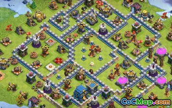 最佳COC市政厅12基本布局和地图＃12066