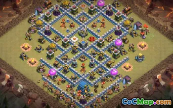 Best CoC Town Hall 12 Base Layouts & Maps - Copy Now! #15752