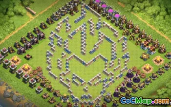 Najlepszy ratusz COC 12 baz: zabawne, postęp i mapy #13379