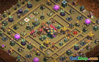 En İyi Coc Town Hall 14 Ev ve Savaş İçin Temel Düzenler #15921