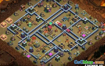 Bestes Coc -Rathaus 14 Basislayouts & Karten | Kopieren Sie jetzt! #13043