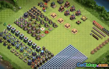 Bestes Coc Town Hall 14 Basislayouts & Karten - jetzt kopieren! #14124