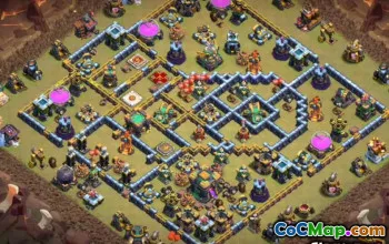 最佳COC市政厅14个基本布局和地图＃12914