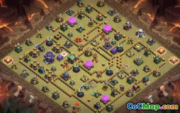Best CoC Town Hall 15 Base Layouts & Maps for War & Farming #27152