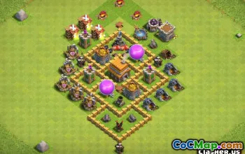 Cele mai bune Primării COC 5 machete de bază și hărți | Copiați -vă acum! #13851